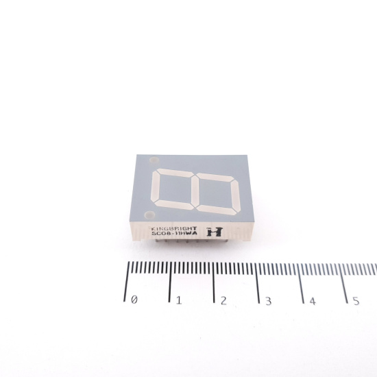 1 X 7 SEGMENT DISPLAY SC08-11HWA...