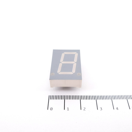 1 X 7 SEGMENT DISPLAY SC08-11HWA KINGBRIGHT. NOS. C351U7F081025