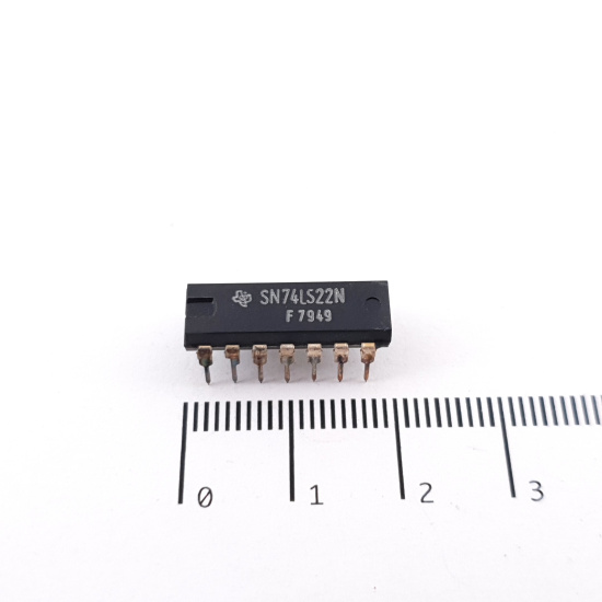 1 X 74LS22N TEXAS INSTRUMENTS...