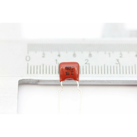 3 X POLYESTER FILM CAPACITOR 6.8nF...