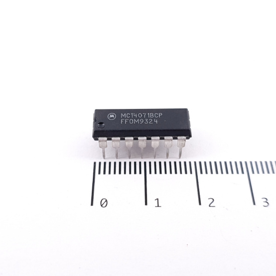 1 X MC14071BCP MOTOROLA INTEGRATED...