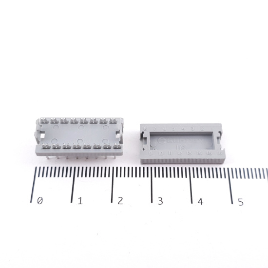 2 X 14 PIN DIP IDC PLUG BURNDY. NOS....