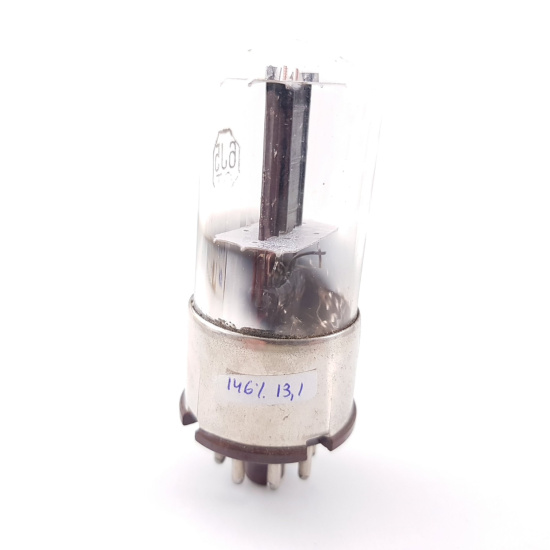 1 X 6J5GT FIVRE TUBE. BLACK PLATES....