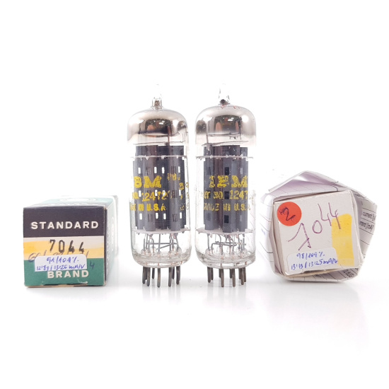 2 X 7044 IBM TUBE. D-GETTER. COPPER...