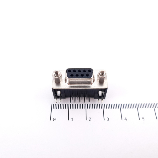 1 X DB9 PCB MOUNTED FEMALE CONNECTOR....