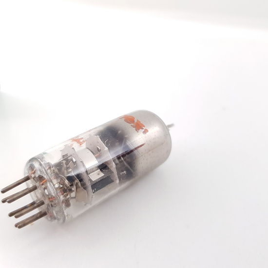 1 X 6J4 AMPEREX TUBE. SQUARE GETTER....