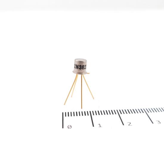 1 X 2N3822 GOLD TRANSISTOR. NOS....