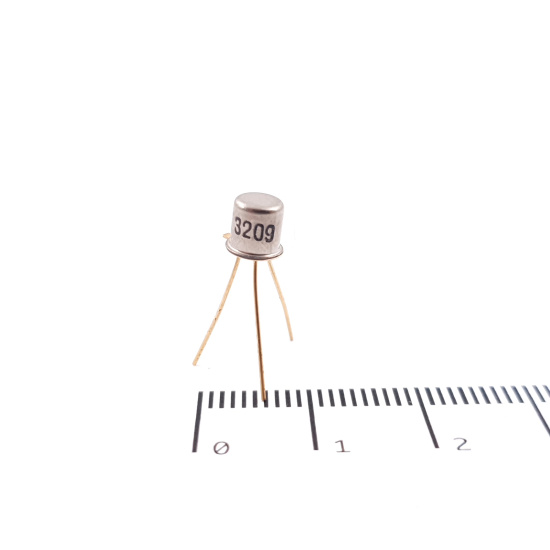 1 X 2N3209 GOLD TRANSISTOR. NOS....
