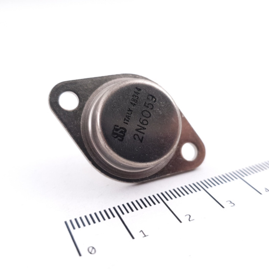 1 X 2N6059 SGS TRANSISTOR. NOS....