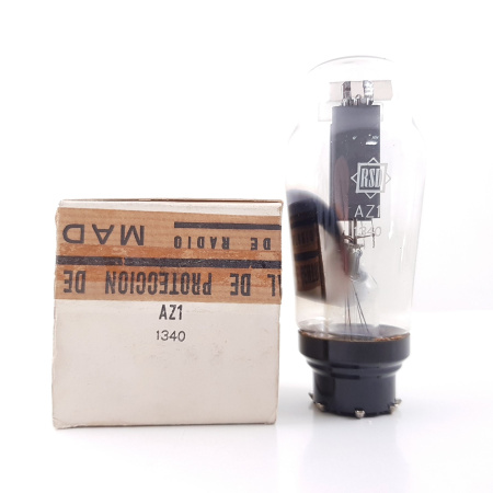 1 X AZ1 RSD TUBE. SOLID GETTER. NOS/NIB. RCB380