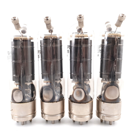 4 X TC1/75 PHILIPS TUBE. BLACK PLATES. NOS. ENA AG