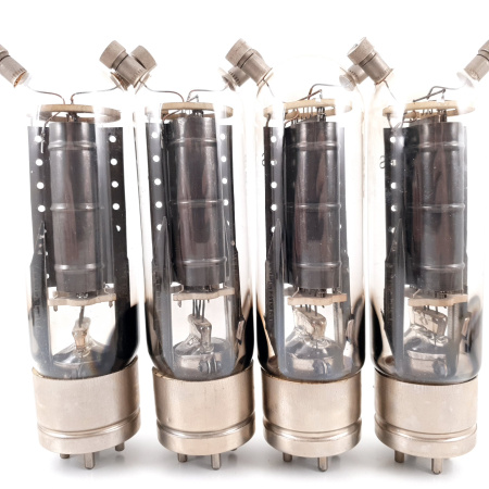 4 X TC1/75 PHILIPS TUBE. BLACK PLATES. NOS. ENA AG