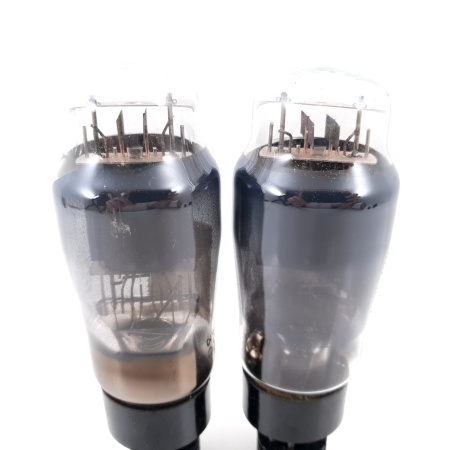 2 X EL33 MULLARD TUBE. SMOKED GLASS. NOS/NIB. MATCHED PAIR. 85/86%. ENA AG