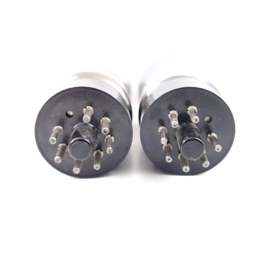 2 X EL33 MULLARD TUBE. SMOKED GLASS....