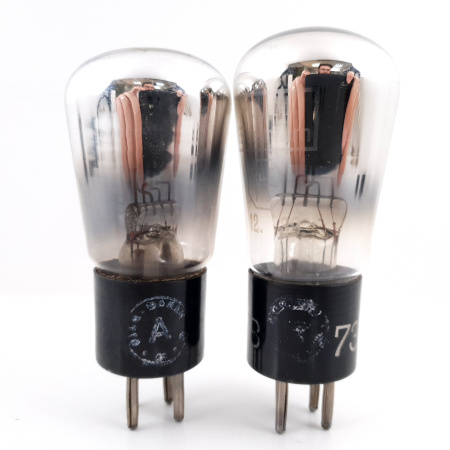 2 X RE144 TELEFUNKEN TUBE. PAIR. NOS. 108/84%. ENA AG