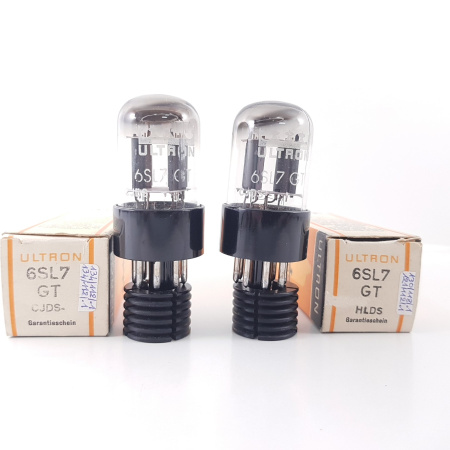 2 x 6SL7GT ULTRON TUBE. NOS MATCHED PAIR. 14. CH70