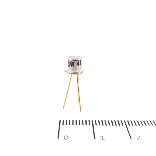 1 X BSW41 GOLD TRANSISTOR. NOS....