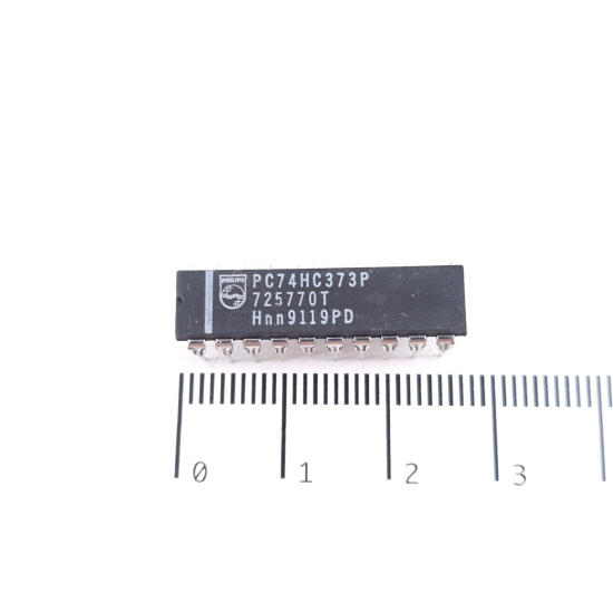 1 X PC74HC373P PHILIPS INTEGRATED...