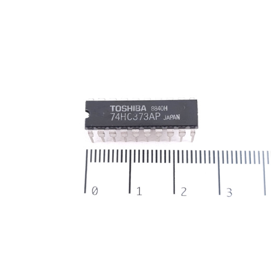 1 X 74HC373AP TOSHIBA INTEGRATED...