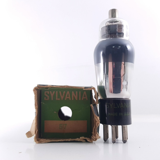 1 X TYPE 57 SYLVANIA TUBE. NOS/NIB....