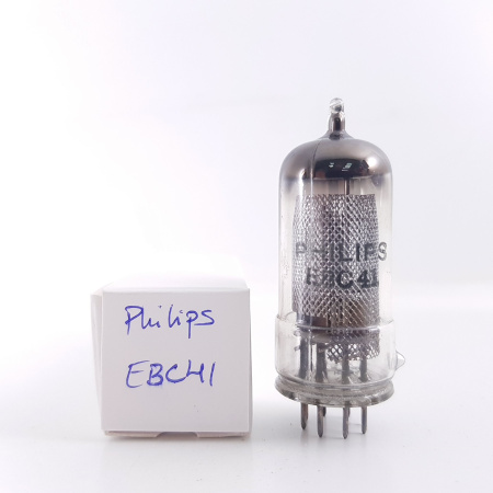 1 X EBC41 PHILIPS TUBE. NOS. D GETTER. CB5