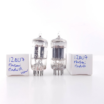 2 X 12AU7 MARCONI MADRID...