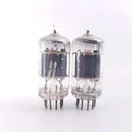 2 X 12AU7 MARCONI MADRID TUBE. NOS. MATCHED PAIR. RCB41