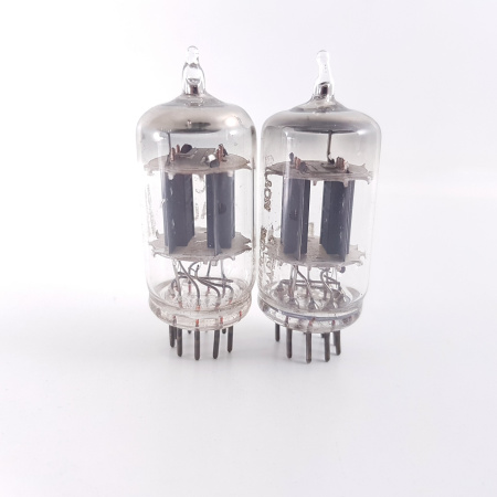 2 X 12AU7 MARCONI MADRID TUBE. NOS. MATCHED PAIR. RCB41