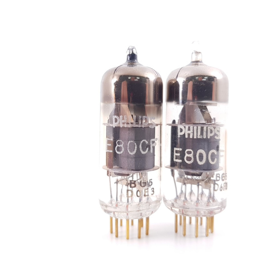 2 X E80CF PHILIPS TUBE. VALVO HAMBURG...