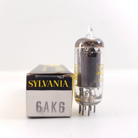 1 X 6AK6 SYLVANIA TUBE. NOS/NIB. RCB305