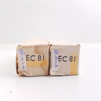 2 X EC81 VALVO TUBE. 1960s... 2