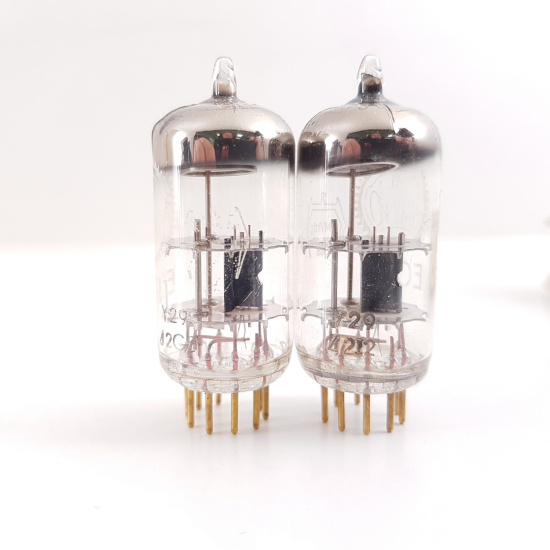 2 X EC81 VALVO TUBE. 1960s PHILIPS...