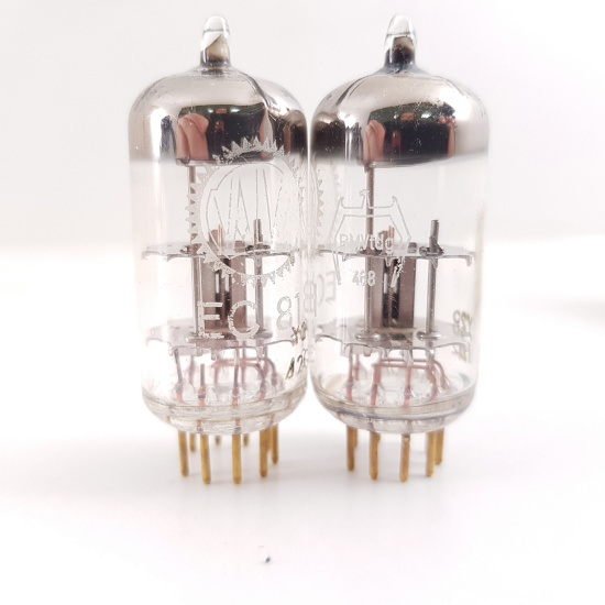 2 X EC81 VALVO TUBE. 1960s PHILIPS...
