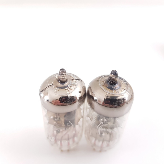 2 X EC81 VALVO TUBE. 1960s PHILIPS...