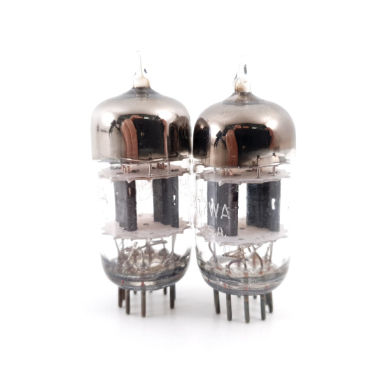 2 X JG 12AT7WA GENERAL ELECTRIC TUBE....