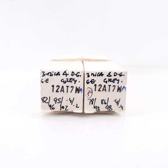 2 X 12AT7WA GENERAL ELECTRIC TUBE....