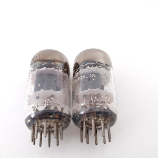 2 X 12AT7WA GENERAL ELECTRIC TUBE....