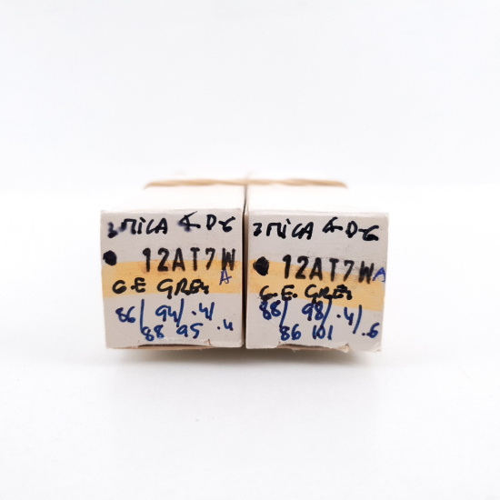 2 X 12AT7WA GENERAL ELECTRIC TUBE....