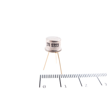 1 X 2N5323 GOLD TRANSISTOR....