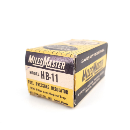 1 X MILES MASTER FUEL PRESSURE REGULATOR HB-11-1.5 NOS/NIB. NEW 1970s. READ DESCRIPTION. RCB141