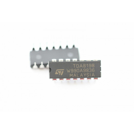 TDA8198 ST INTEGRATED CIRCUIT NOS ( New Old Stock ). 1PC. C525BU6F060416