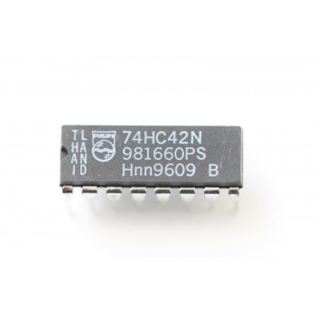 74HC42N PHILIPS INTEGRATED CIRCUIT NOS New Old Stock 1PC C124U19F221118