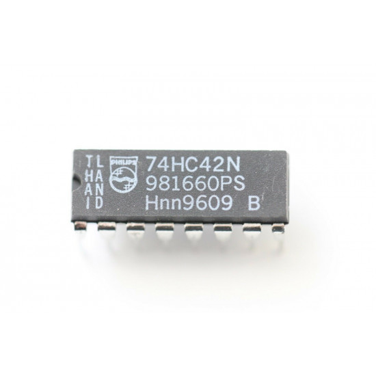 74HC42N PHILIPS INTEGRATED CIRCUIT NOS New Old Stock 1PC C124U19F221118