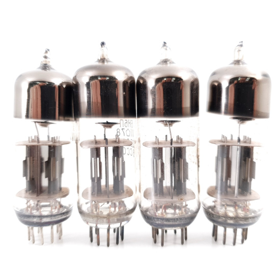 4 X 6N6P / 6Н6П TUBE. 1970s RUSSIAN...