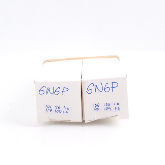 2 X 6N6P / 6Н6П TUBE. 1970s RUSSIAN...