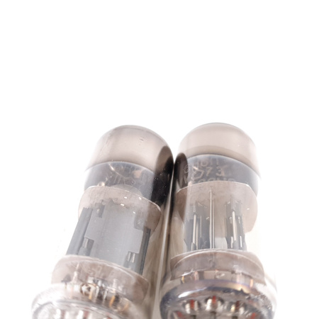 2 X 6N6P / 6Н6П TUBE. 1970s RUSSIAN PROD. GOLD GRID. MATCHED PAIR. CB391