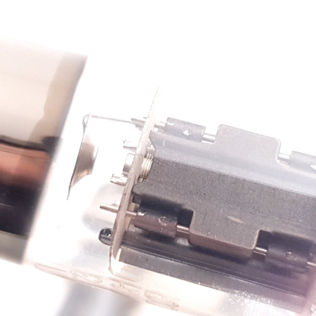 2 X 6N6P / 6Н6П TUBE. 1970s RUSSIAN PROD. GOLD GRID. MATCHED PAIR. CB391