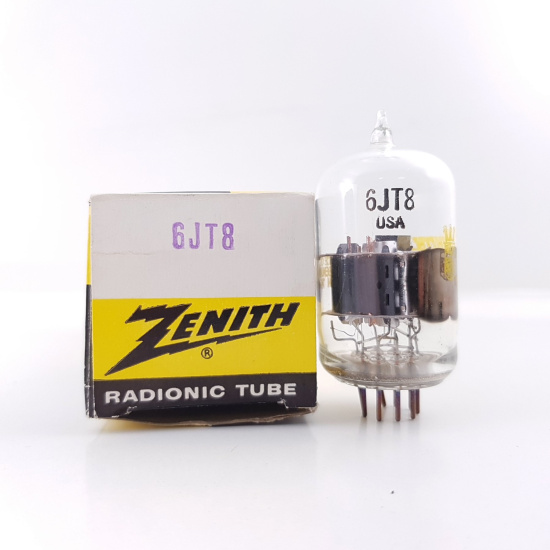 1 X 6JT8 ZENITH TUBE. NOS/NIB. RC62