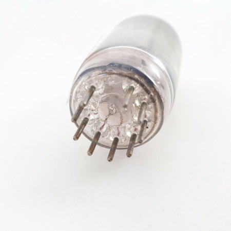 1 X JRP 12AT7 RAYTHEON TUBE. D-G. GREY PLATES. 1960s PRODUCTION. CU  ENA
