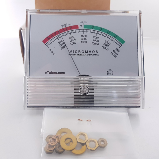 1 X HICKOK 600A PANEL METER. HICKOK...